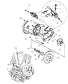 Dodge Intrepid Brake Caliper Diagram - R5011747AB