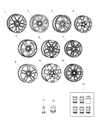 Jeep Wrangler Spare Wheel Diagram - 5VH22RXFAB