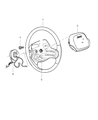 Jeep Wrangler Clock Spring Diagram - 56047105AC