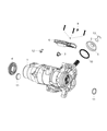 Jeep Cherokee Transfer Case Seal Diagram - 68224115AA