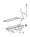 Chrysler PT Cruiser Dipstick Diagram - 5073941AA