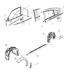 2022 Dodge Charger Door Seal Diagram - 68040035AE