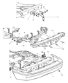 Dodge Durango Bumper Diagram - 5JE55ZSPAB