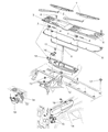 Jeep Cherokee Wiper Arm Diagram - 55155651