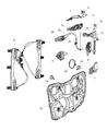 Jeep Cherokee Door Handle Diagram - 1SZ26JRPAG