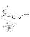 2007 Jeep Compass Parking Brake Cable Diagram - 5105141AC