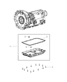 Dodge Durango Transmission Pan Diagram - 52854834AB