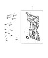Dodge Dart Timing Cover Diagram - 5047911AA