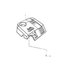 Jeep Compass Engine Cover Diagram - 4891828AC