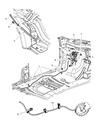 1999 Chrysler Concorde Parking Brake Cable Diagram - 4779076