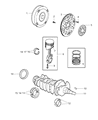 Chrysler Piston Diagram - 4852780AB