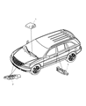 Chrysler Pacifica Air Bag Control Module Diagram - 4686955AC