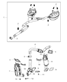 Dodge Journey Catalytic Converter Diagram - 68036154AF
