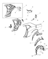 2016 Dodge Challenger Wheelhouse Diagram - 68175059AC