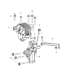 Dodge Journey Transmission Mount Diagram - 68138789AC