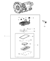 Jeep Gladiator Automatic Transmission Filter Diagram - 68417054AB
