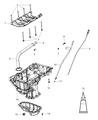 Jeep Dipstick Diagram - 68067150AB