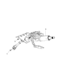 Ram ProMaster City Steering Column Diagram - 68357388AA