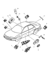 Chrysler Seat Heater Switch Diagram - 4608673AB