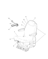 2008 Dodge Grand Caravan Seat Cushion Diagram - 68027740AA