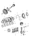 Ram Crankshaft Timing Gear Diagram - 68027484AA
