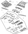 Dodge Challenger Engine Mount Diagram - 5038752AA