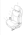 2004 Chrysler Sebring Seat Cushion Diagram - YB821L2AA