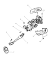 Dodge Stratus Steering Column Diagram - 5083734AA
