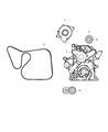 Dodge Viper Alternator Diagram - 5037198AC