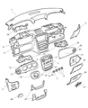 Chrysler PT Cruiser Wiper Switch Diagram - 4671671AC
