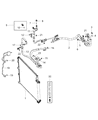 Jeep Cherokee A/C Hose Diagram - 68194991AB