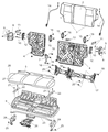 2008 Jeep Grand Cherokee Seat Cushion Diagram - 5143343AA