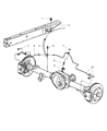 Dodge Ram 2500 Brake Line Diagram - 52121118AB
