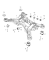 Jeep Crossmember Bushing Diagram - 68272300AC