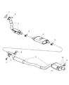2004 Chrysler Pacifica Muffler Diagram - 4880352AH