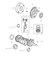 Chrysler PT Cruiser Piston Diagram - 5066565AA