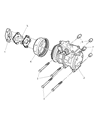 Jeep Cherokee A/C Compressor Diagram - 55035993AB