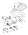 Chrysler Side Marker Light Diagram - 4857076AB