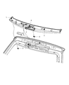 Chrysler Spoiler Diagram - 5102340AA