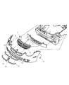2004 Dodge Neon Grille Diagram - 5303559AD