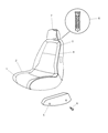 2003 Dodge Neon Seat Cushion Diagram - XK991L5AA