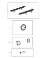 2013 Jeep Wrangler Tail Pipe Diagram - 82208439AB