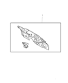 Chrysler PT Cruiser Dash Panels Diagram - 5017558AD