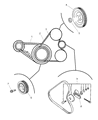 1999 Chrysler Sebring Drive Belt Diagram - 4668240