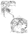 Dodge Caravan A/C Hose Diagram - 5005241AA
