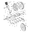 Dodge Ram 2500 Torque Converter Diagram - 4736591AB