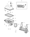 Ram Air Filter Box Diagram - 68292879AA
