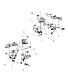 Jeep Cherokee Engine Mount Bracket Diagram - 52002603AC