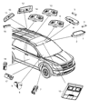 Dodge Journey Dome Light Diagram - 1CY12DW1AB