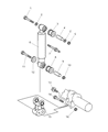 2004 Dodge Sprinter 3500 Shock Absorber Diagram - 5133877AA